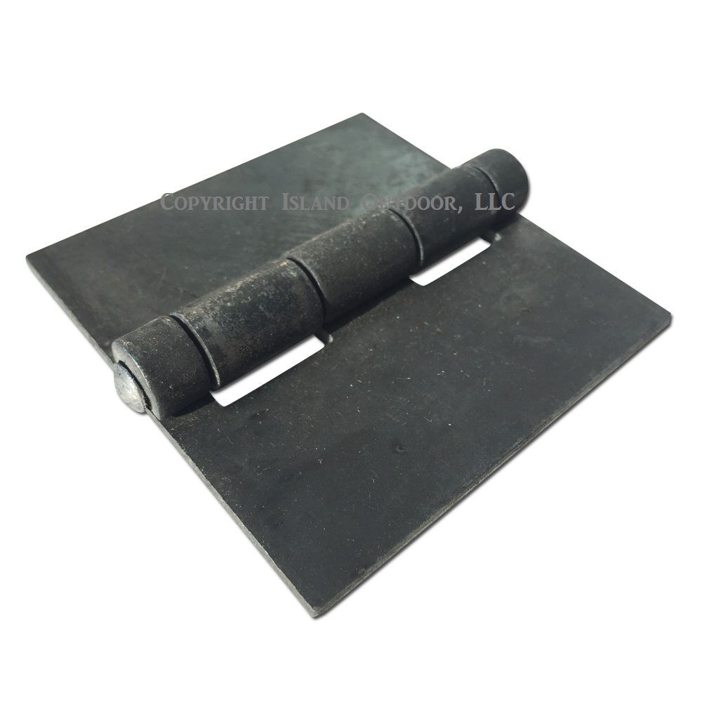 2 PACK 3" x 3" Butt Hinge Weld On Steel Jeep bbq Tailgate fence smoker trailer gallery