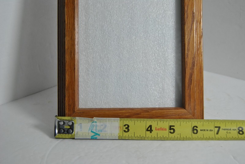 5 X 7 Picture Wall Mount or Tabletop Art Wood Frame with Glass gallery