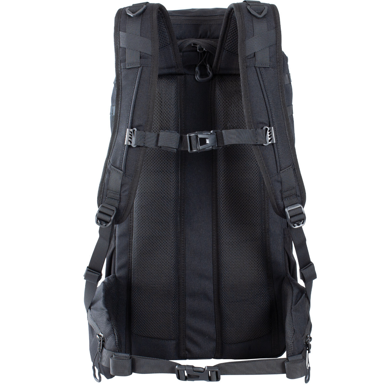 FHIOR Tactical Backpack 30L Black w/Large Main Compartment Adjustable Straps 3