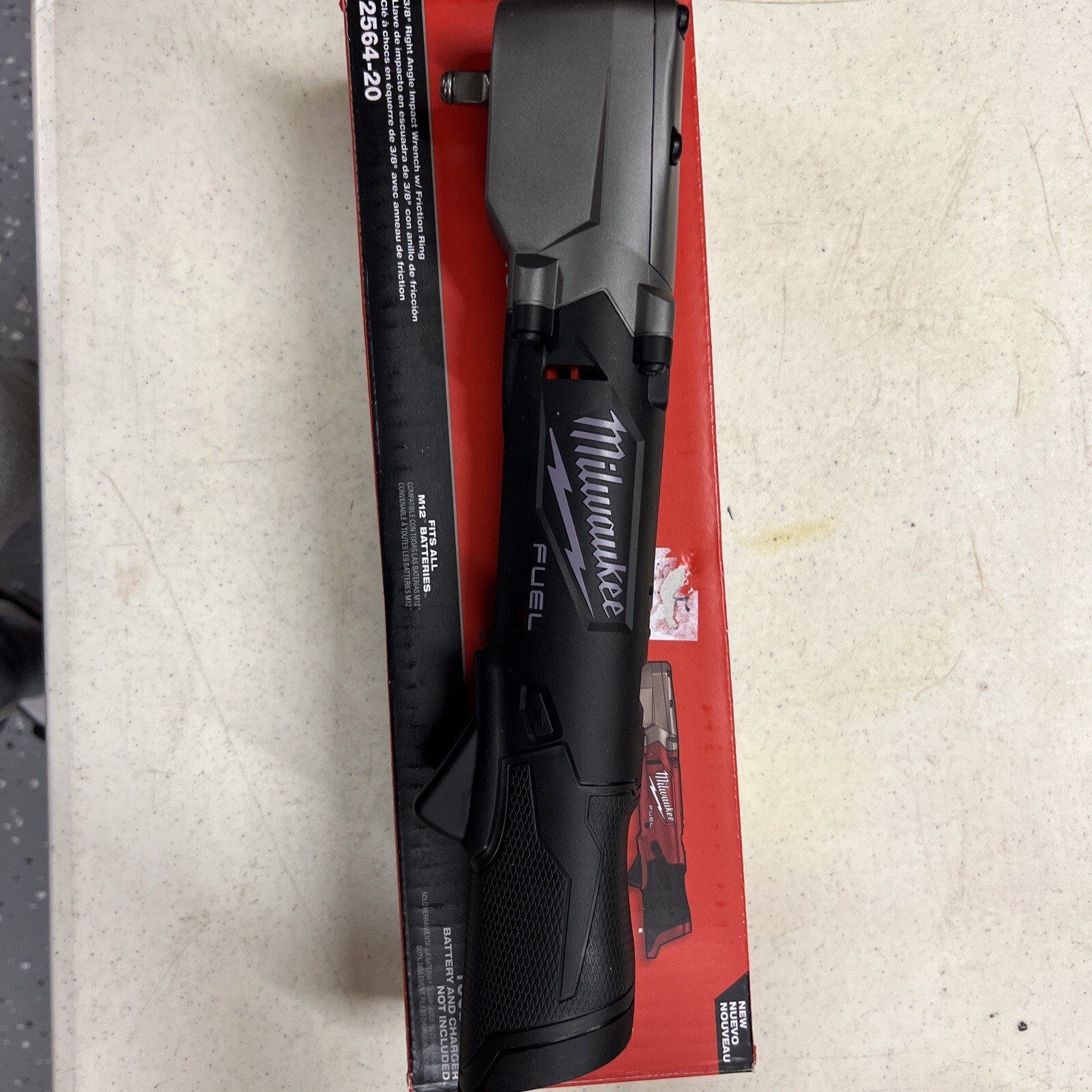 Milwaukee M12 FUEL 2564-20 12V Brushless 3/8" Cordless Impact Wrench. Black gallery