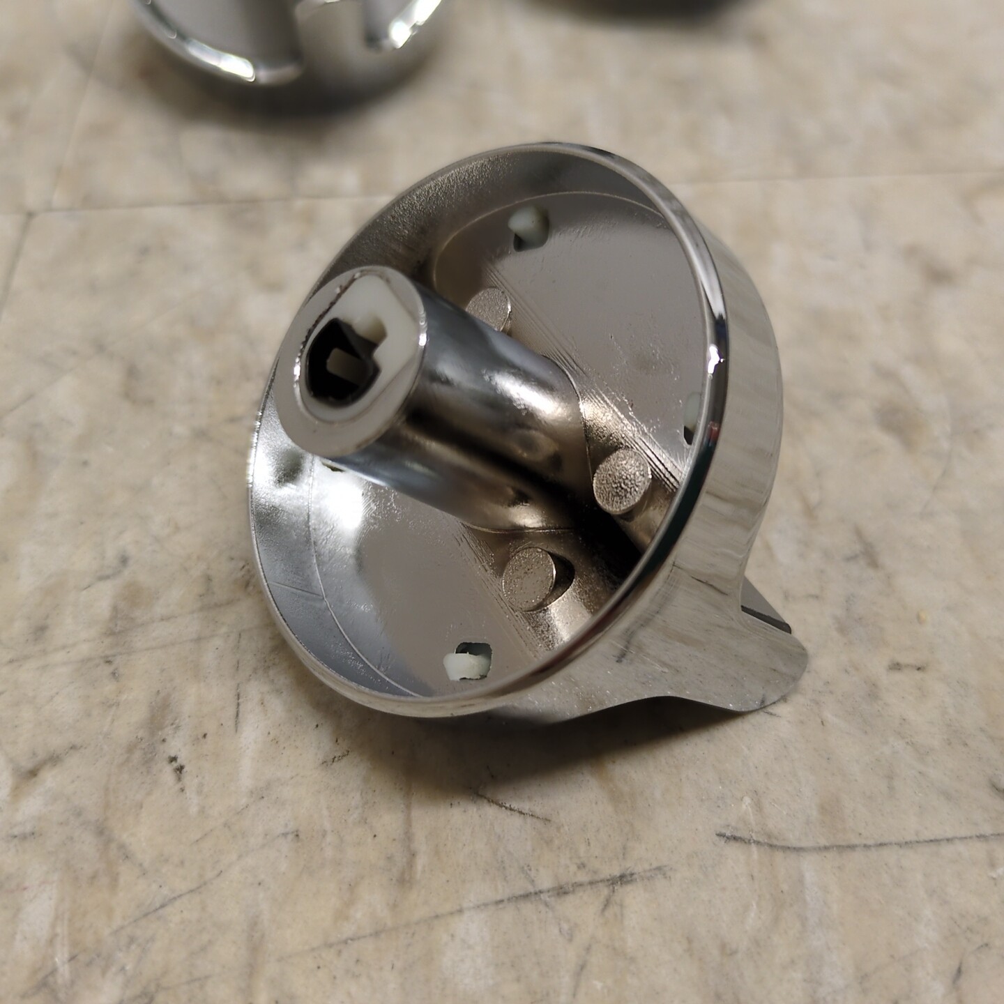 Qty 5 Stainless Steel Control Knob For Whirlpool Cooktop Range Stove W10594481 gallery