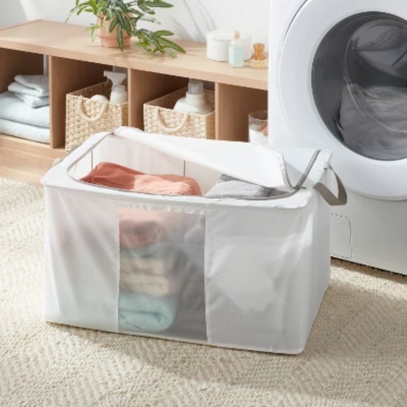 Collapsible Large Storage Bin -14in H x 26in W x 17in D gallery