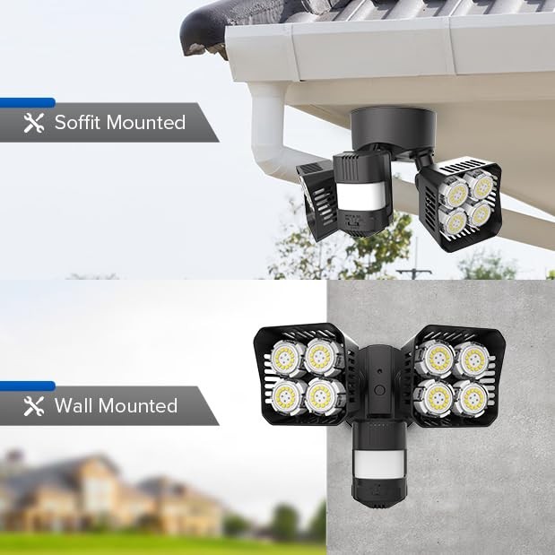 Sansi 36W 3600Lm Led Motion Sensor Outdoor Light 50000 Hrs Lifespan Security gallery