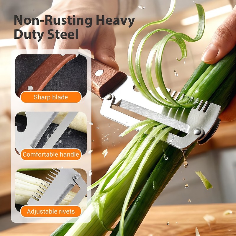 NEW 2 in 1 Multi-Functional Vegetable Peeler for Kitchen Stainless Steel Peeler gallery