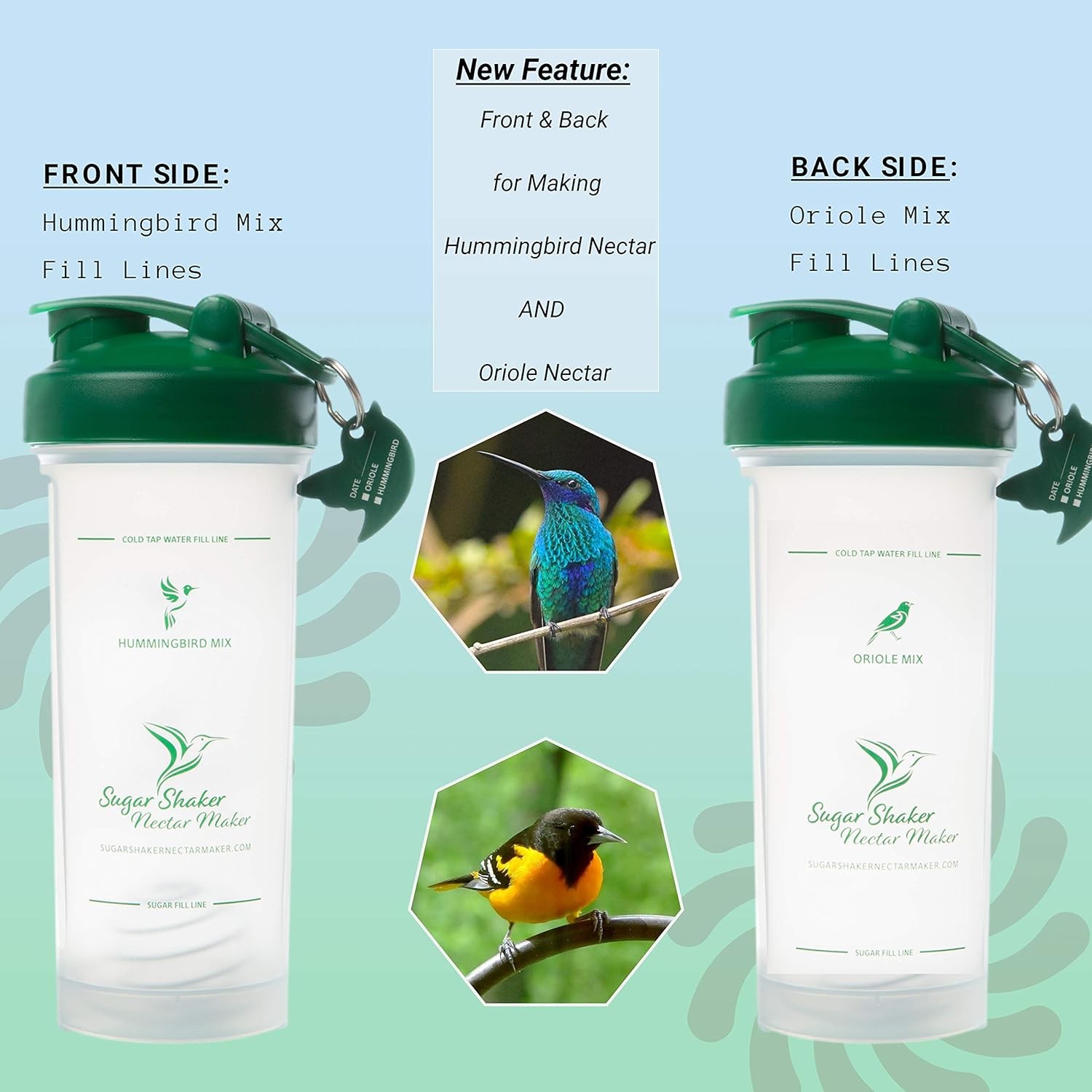 Hummingbird Nectar Easy Mix Bottle for Filling Hummingbird Feeders gallery