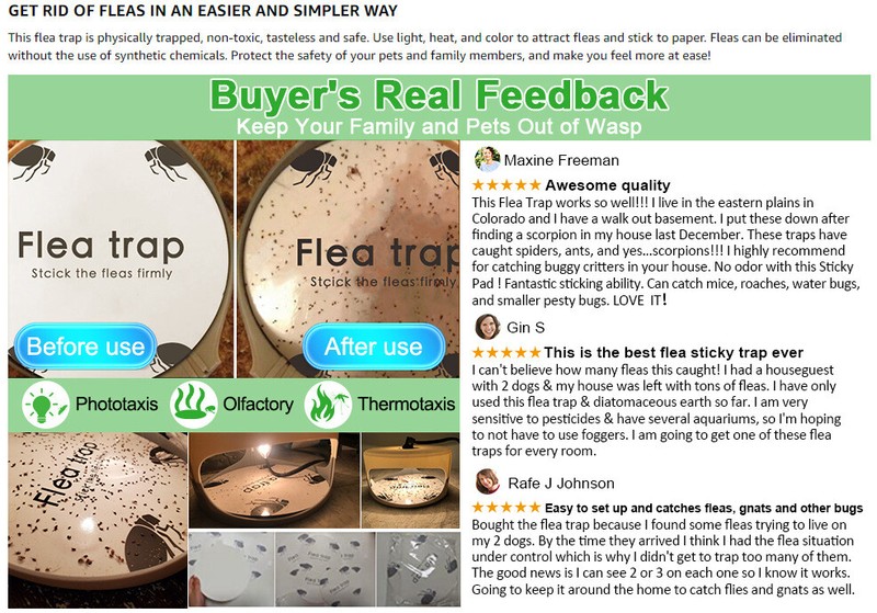 Electric Flea Bed Bug Trap Indoor Lamp Catch Light Non-Toxic Odorless 2x Bulbs gallery