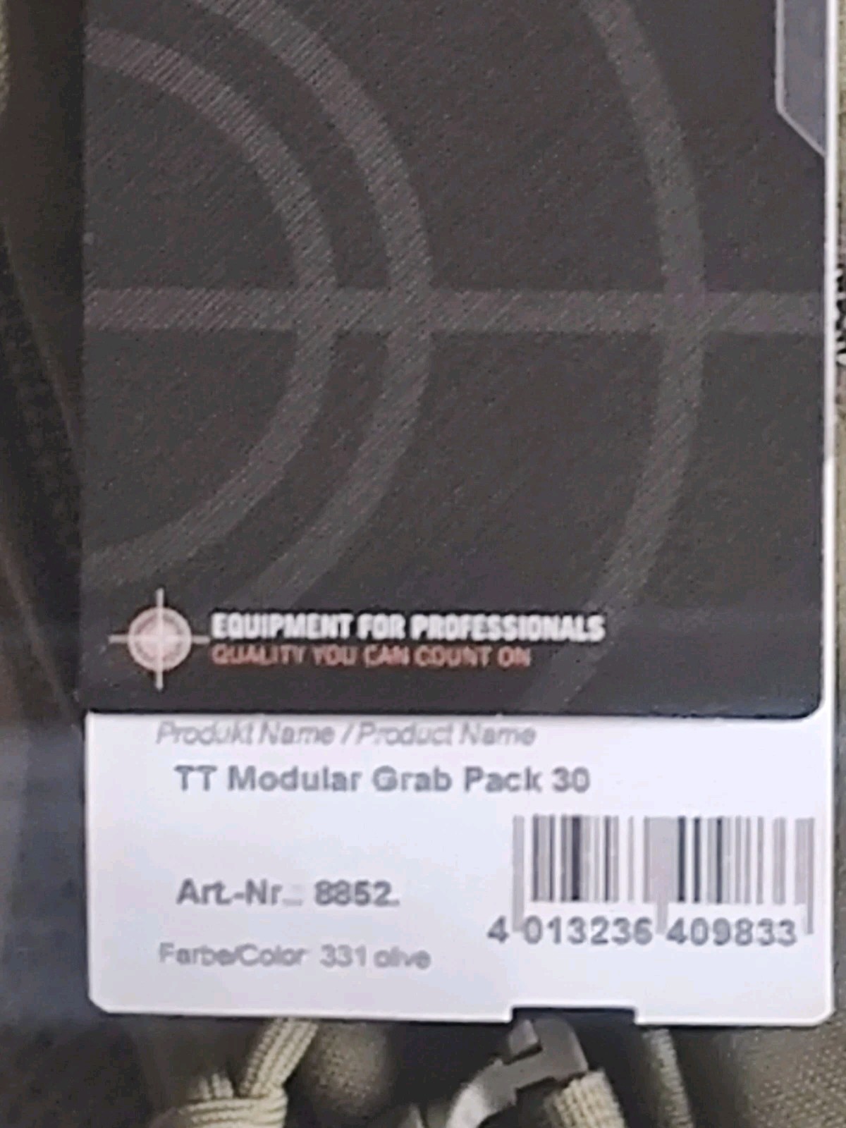 Tasmanian Tiger Modular Grab Pack 30 New 4