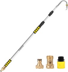 Gutter Cleaning Tool 12FT Telescoping 360 Metal Head POOPLE TG-03 Tools Ground