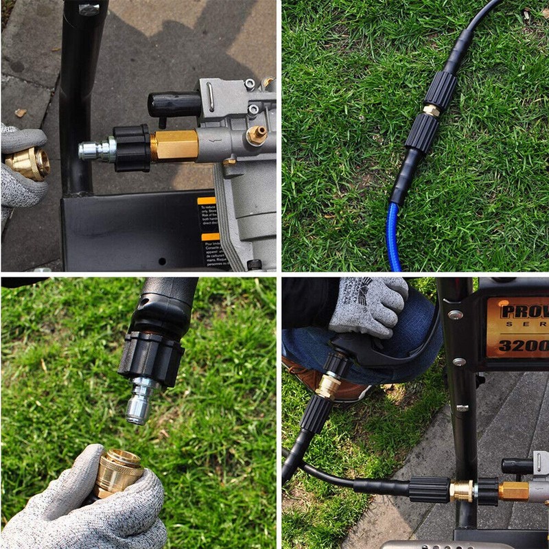 50FT 5800PSI Replacement High Pressure Power Washer Hose -3/8" Quick Connect USA gallery