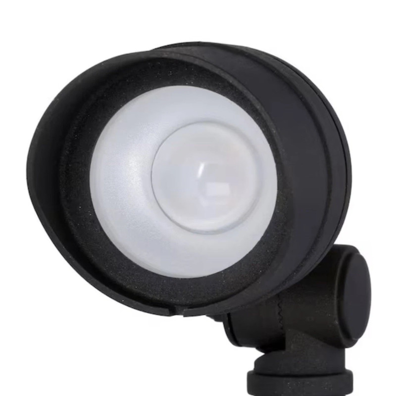 2-pack Hampton Bay LED Low Voltage Spotlight Metal Black Landscape Lights 20W gallery