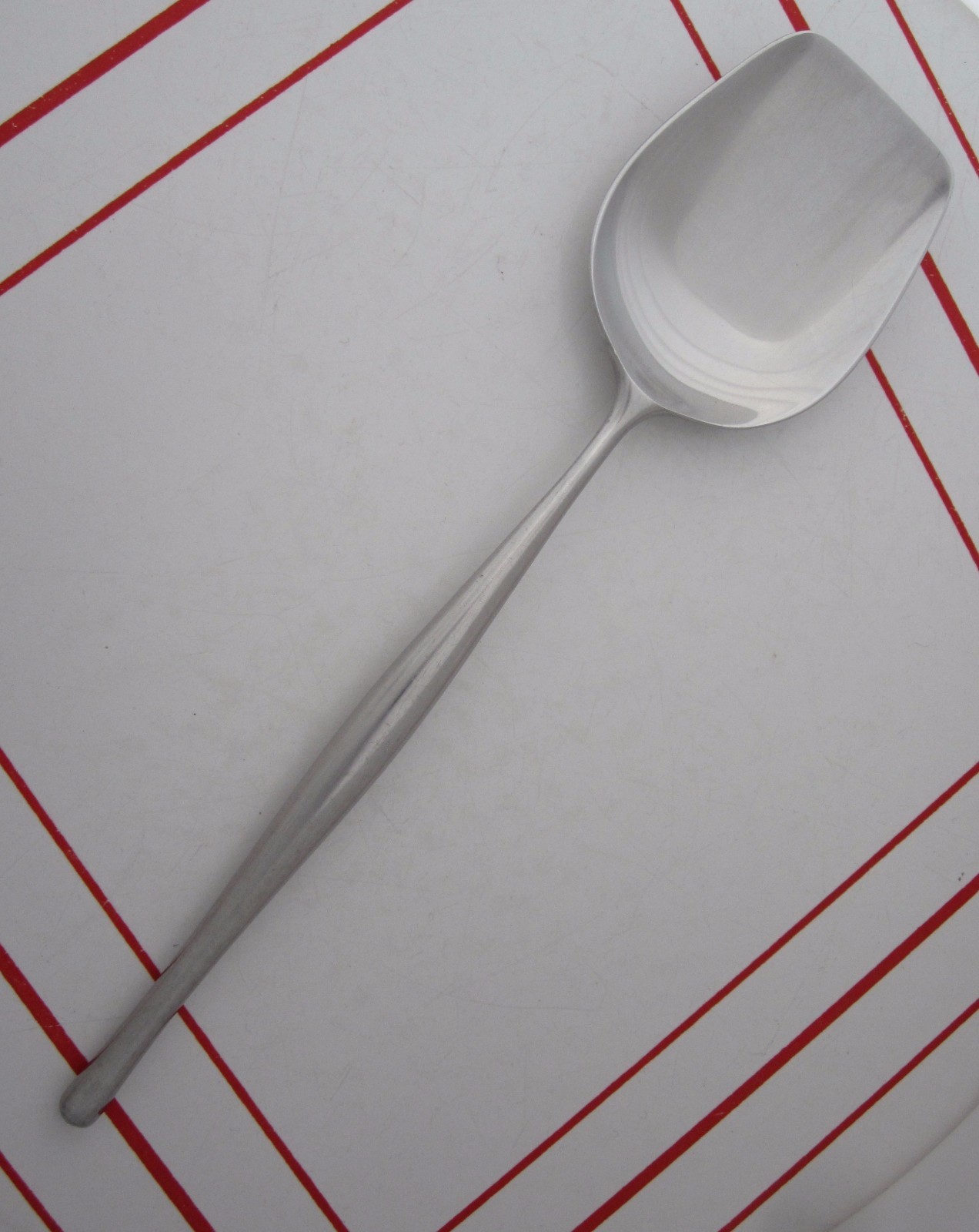 1 or more Lauffer Design 3 Large Serving Spoon 18/8 Norway Mid-Century Modern gallery