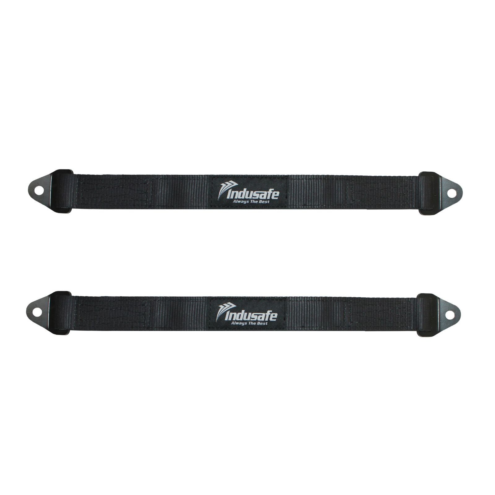 2PK 22" Limit Straps Car Hauler Axle Straps Rated for 10,000LBS Quad Wrap, Black gallery
