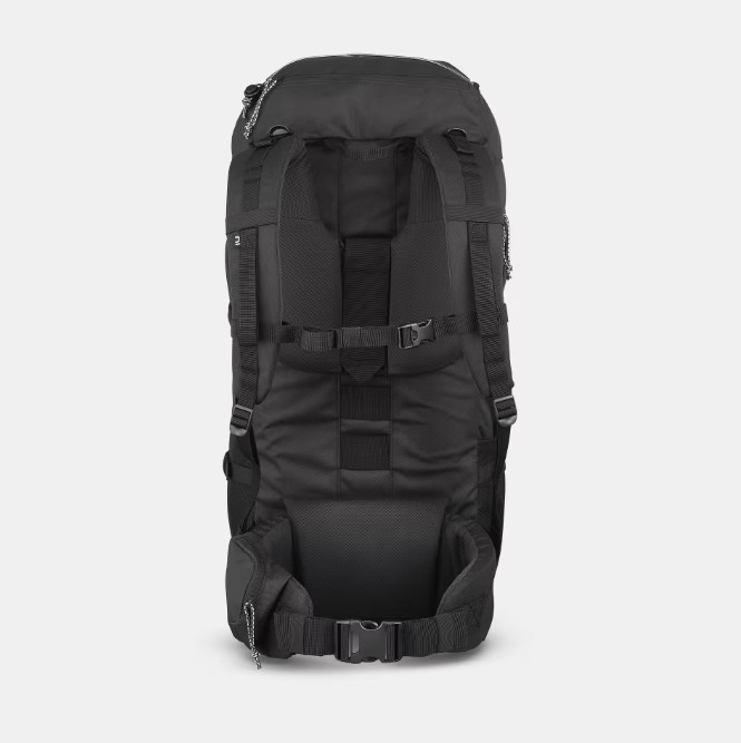 Trekking 50L Hiking Backpack Black - MT100 3