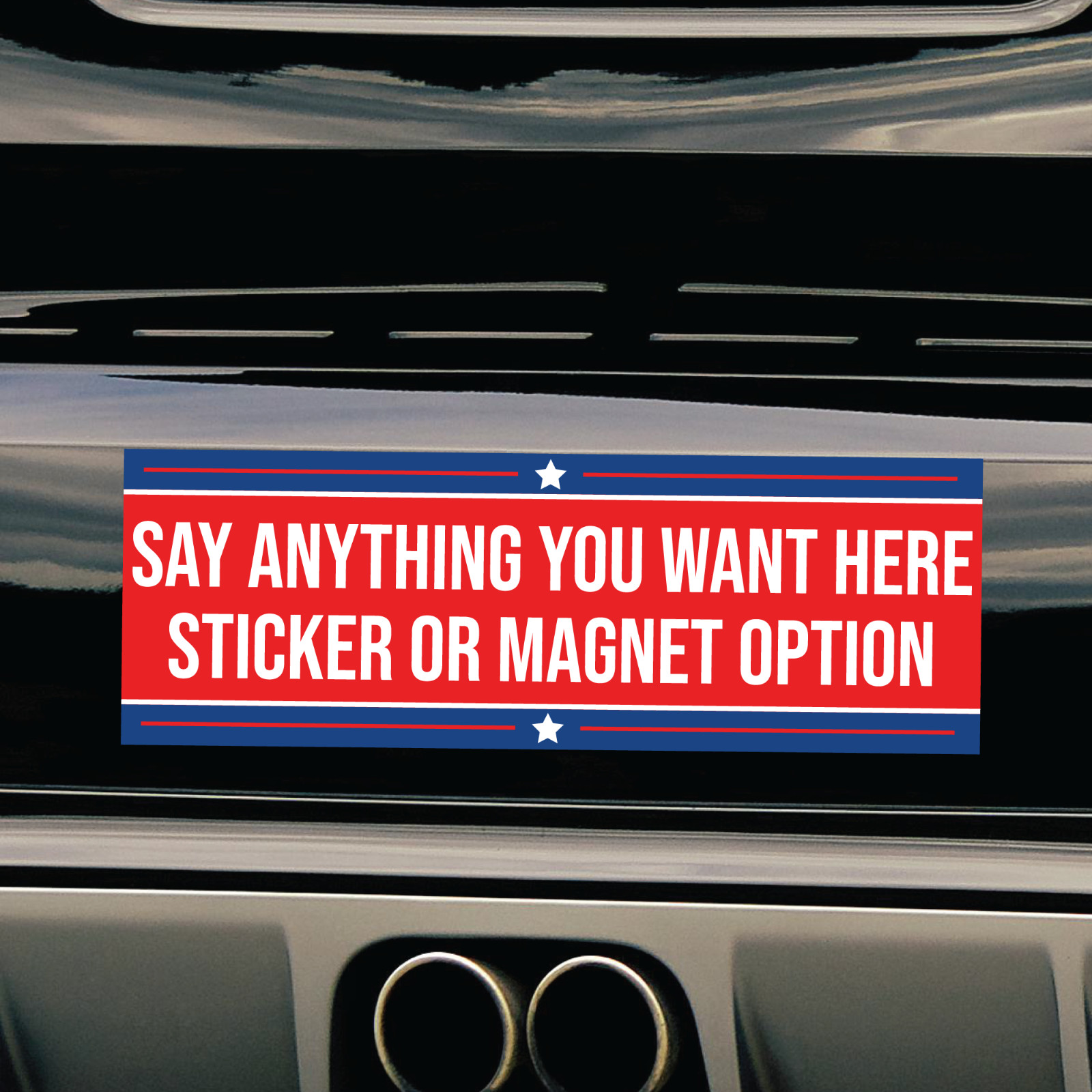 Political Bumper Sticker or Magnet – Custom Conservative Car, Truck Charlie Kirk gallery