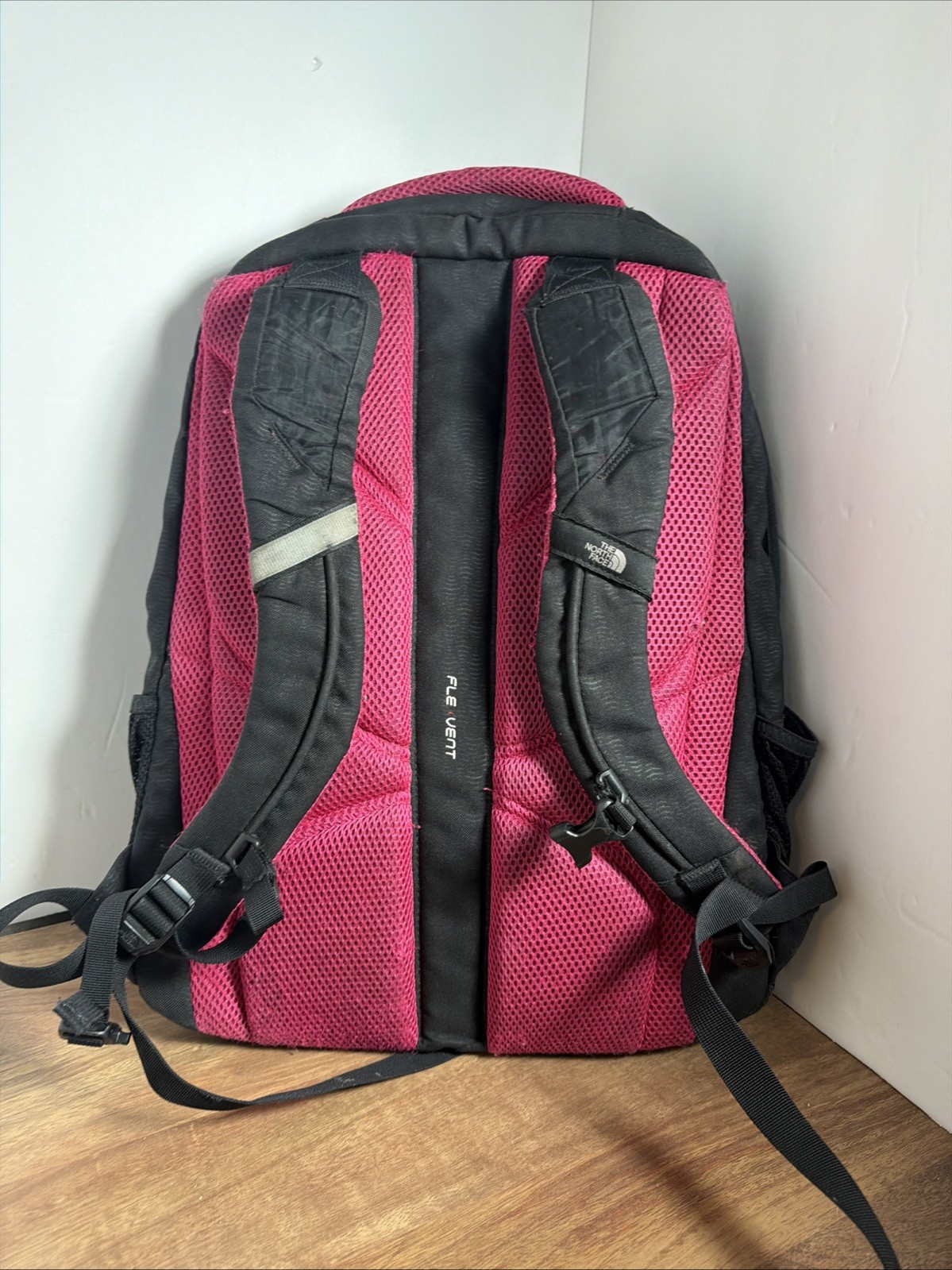 North Face Jester backpack Black And Pink  2