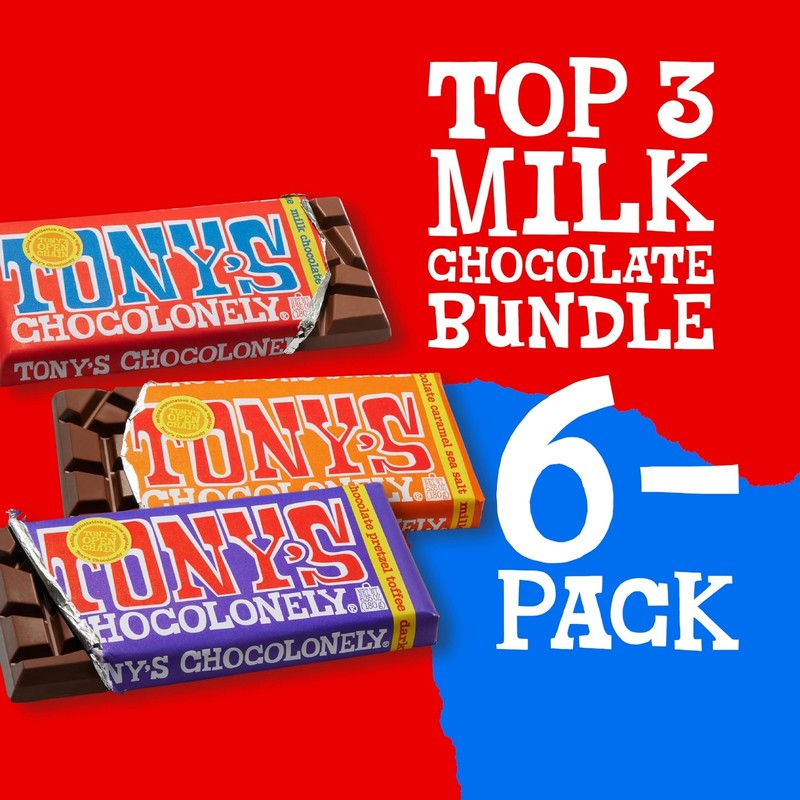 Milk Chocolate Bundle - Top 3 Belgian Bars, Fairtrade, No Artificial Flavoring, gallery