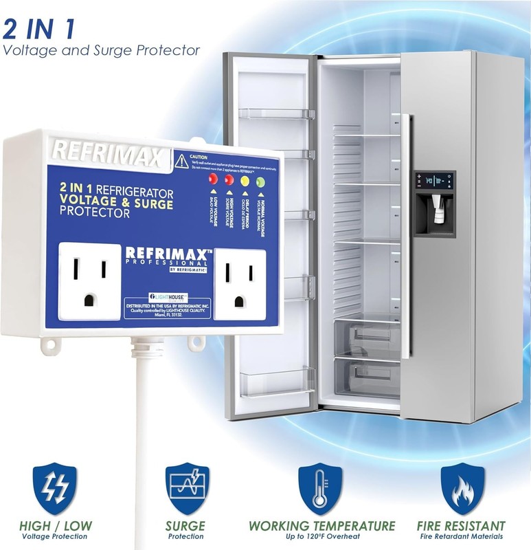 Refrimax Voltage & Surge Protector for Refrigerators 27 cu. ft. or More gallery