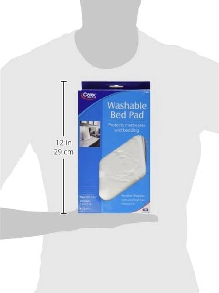 Washable Waterproof Mattress Pad - Mattress Protector and Bed Pad - 30" X 34" (B gallery