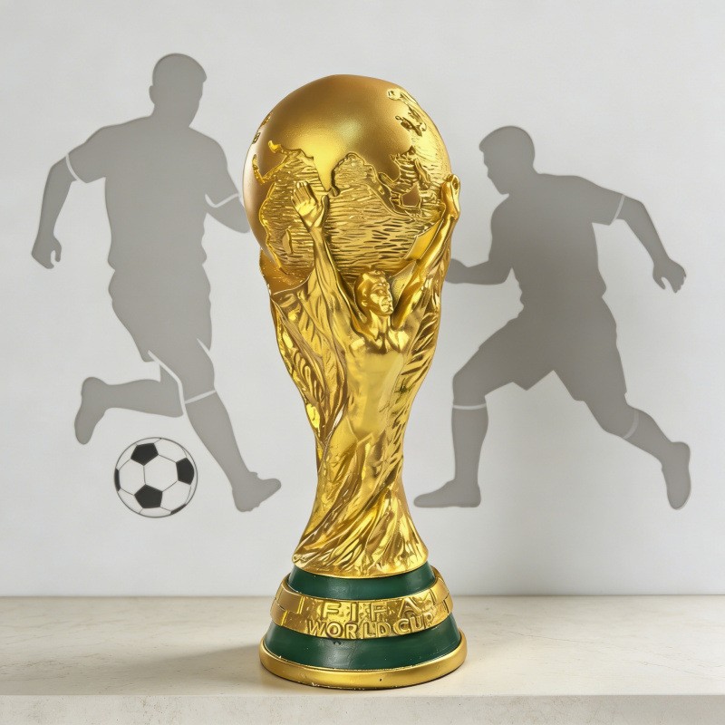 2026 World Cup Trophy Model Resin Decor Ornaments Peripheral Souvenirs Fans Gift gallery