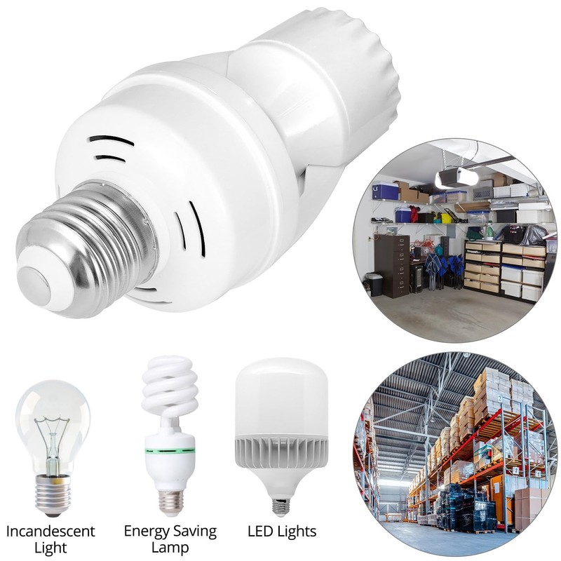 Motion Sensor Light Socket E26/E27 PIR Motion Activated Socket 60W Max gallery