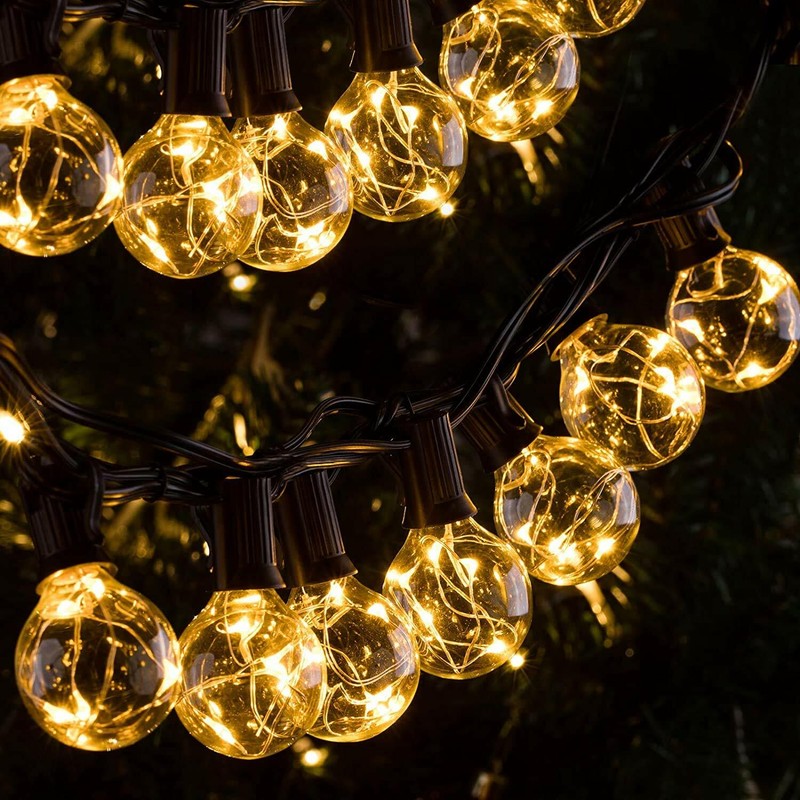38FT LED String Light with 30 Lights for Patio Garden Backyard Party Yard Deck gallery