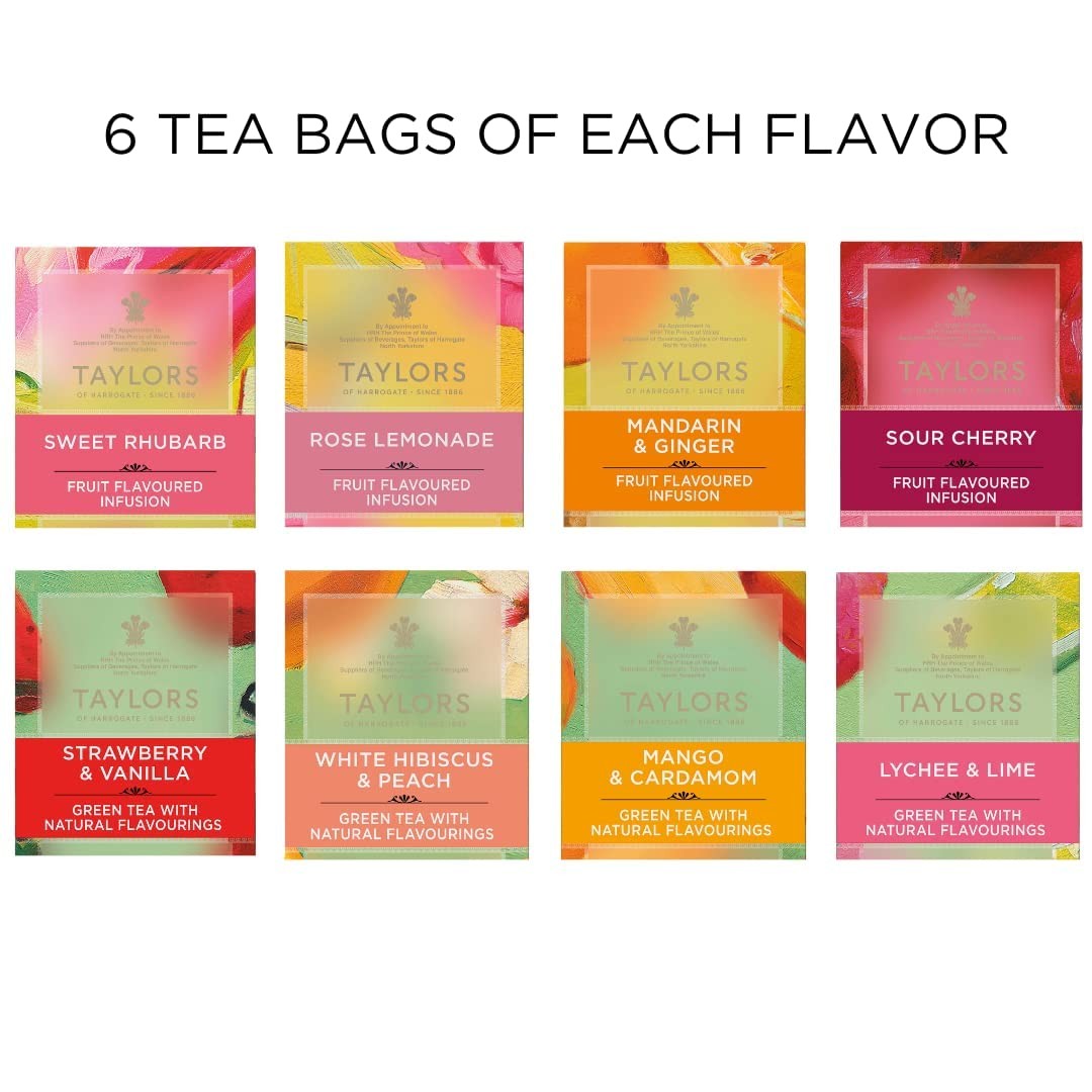 Green Tea & Herbal Infusions Variety Box, 48 Count gallery
