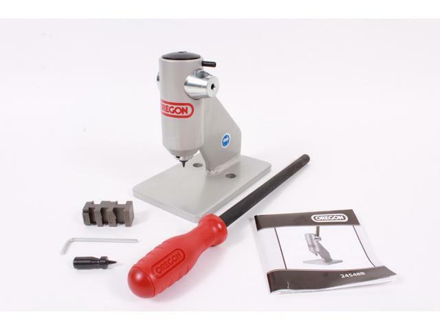 Chainsaw Bench Mount Chain Breaker & Rivet Spinner, Oregon 24548B / 24549B gallery