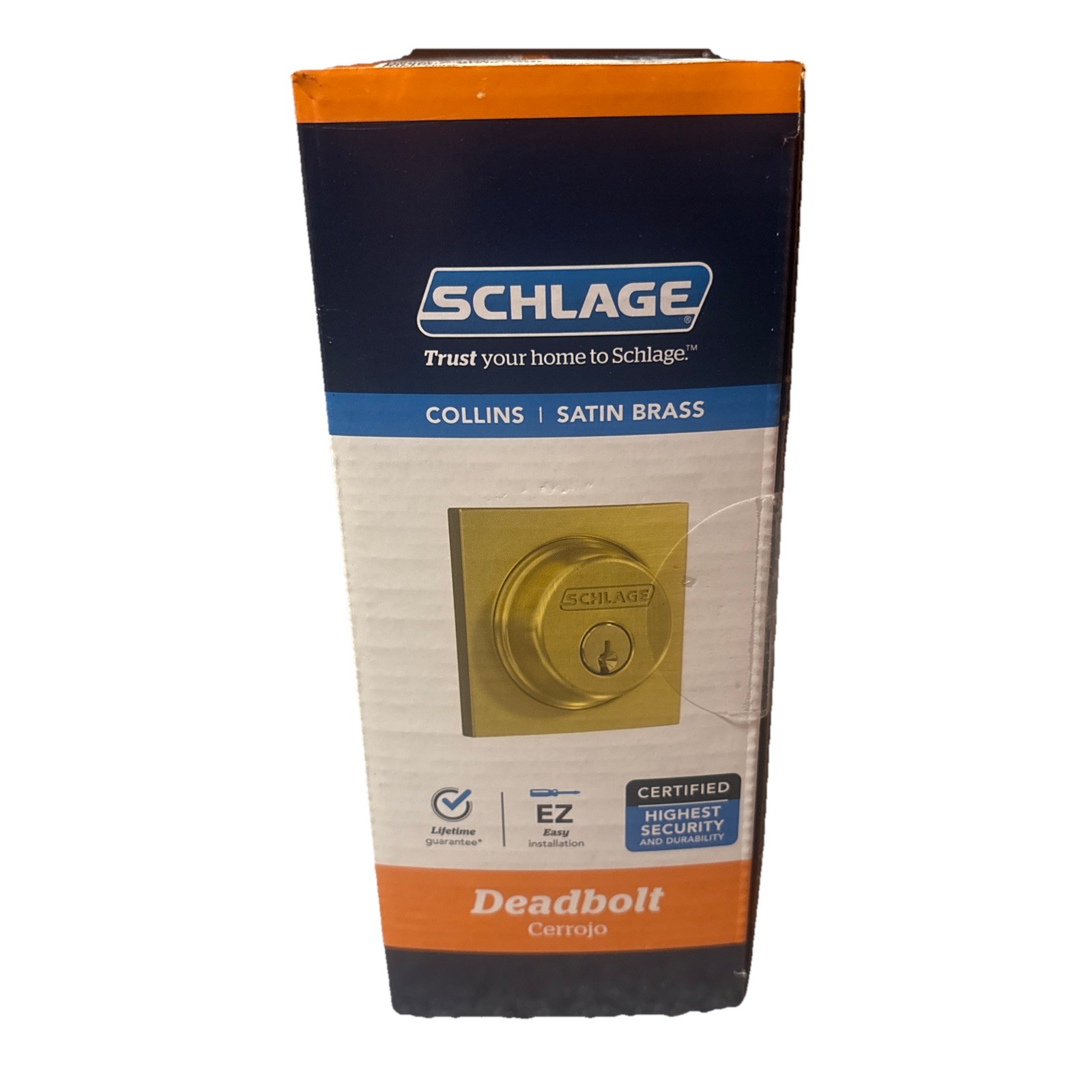 Schlage Collins Deadbolt Lock Single Cylinder Keyed Entry B60N G COL 608 gallery