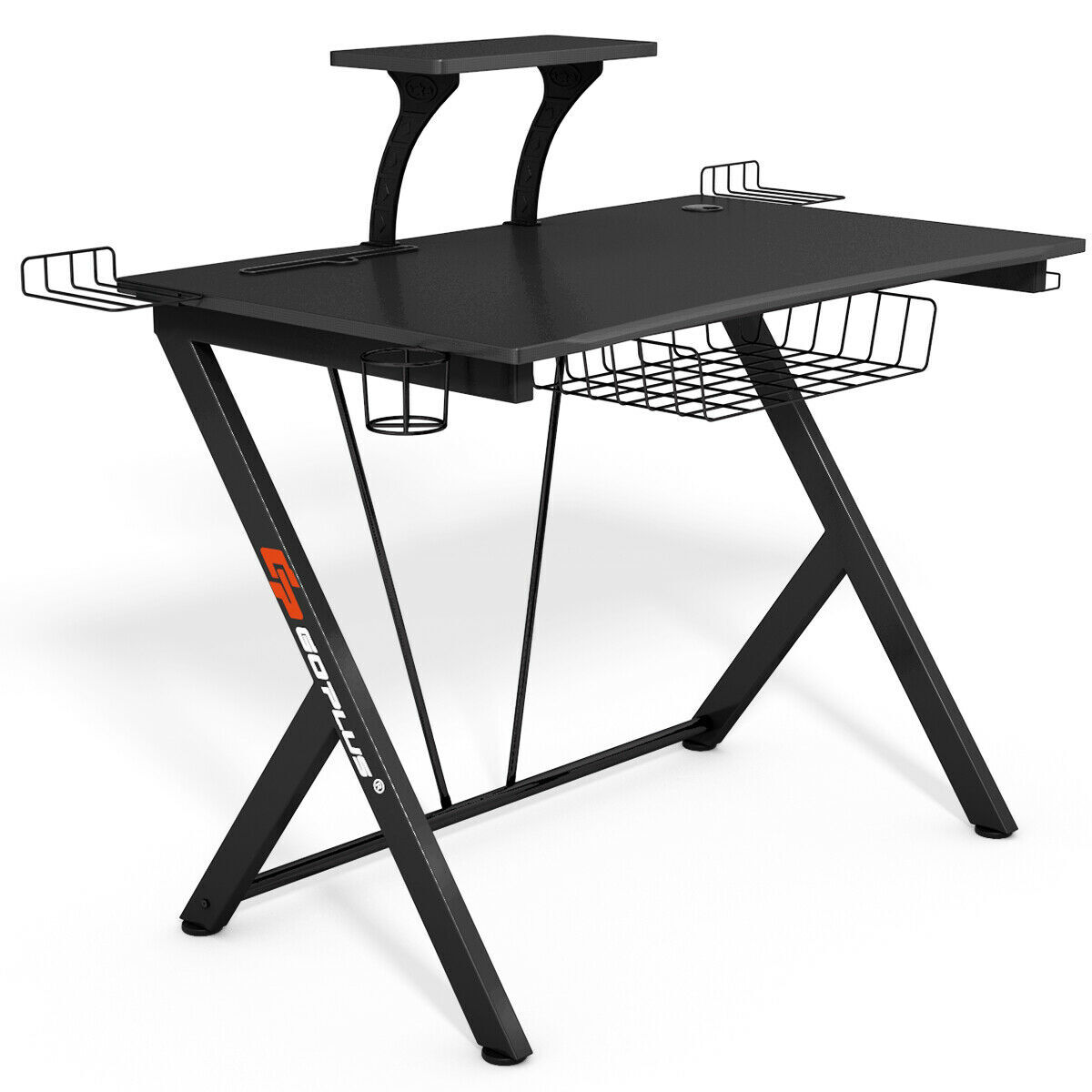 Gaming Desk Computer Desk PC Table Workstation with Headphone Hook & Cup Holder gallery