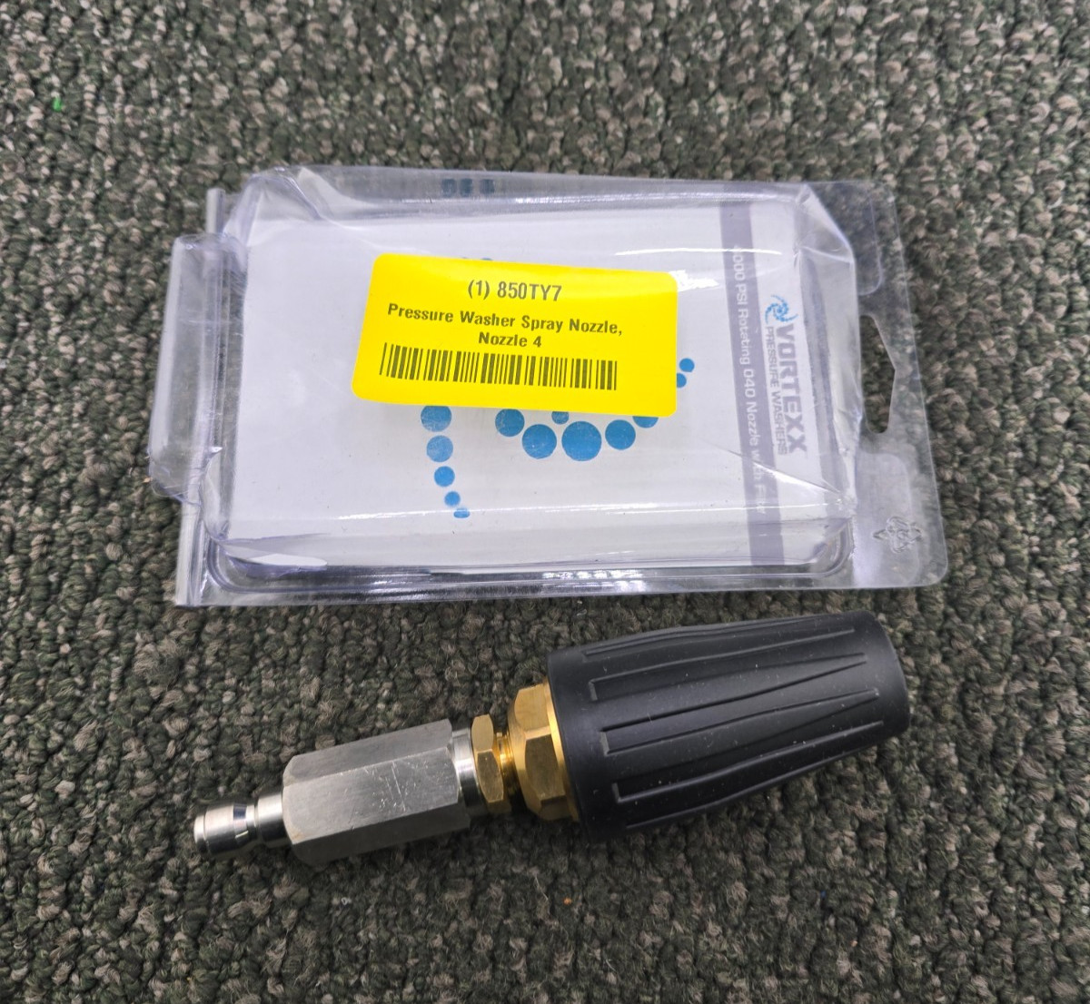 VORTEXX 850TY7: Pressure Washer Spray Nozzle 4 Nozzle Size 4,000PSI 5 GPM Rotary gallery