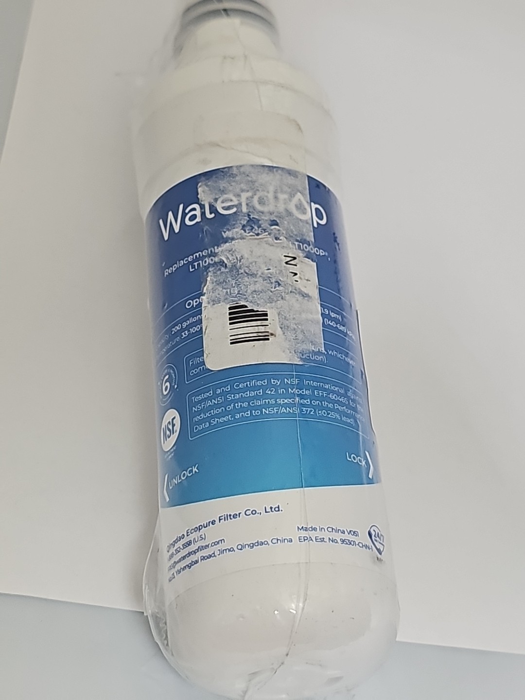Waterdrop WD-F46 refrigerator Replacement water filter gallery
