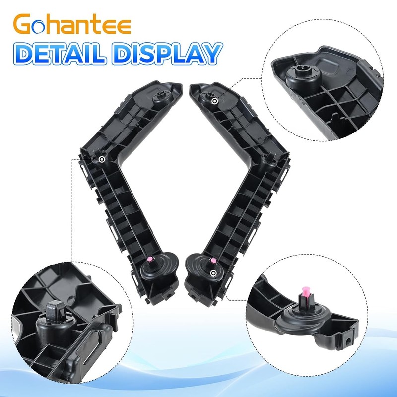 Gohantee Front Bumper Bracket Compatible with Toyota Corolla 2017 2018 2019 Bump gallery