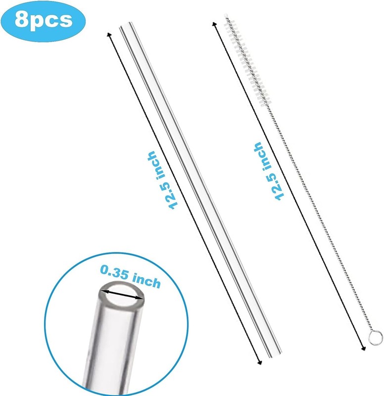 8 Pack Replacement Straws for Stanley 30 40 Oz Adventure Quencher Travel Tumbler gallery