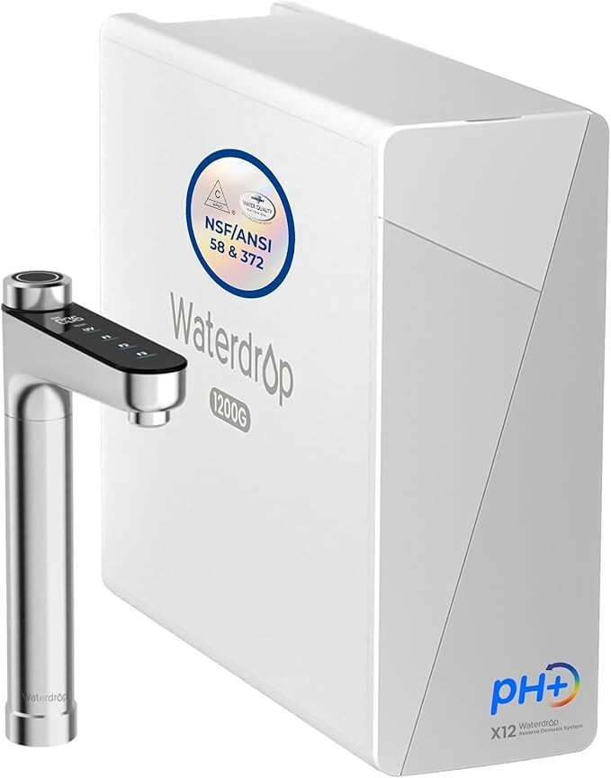 Waterdrop X12 Alkaline Mineral Reverse Osmosis System, NSF/ANSI 58&372 Certified gallery