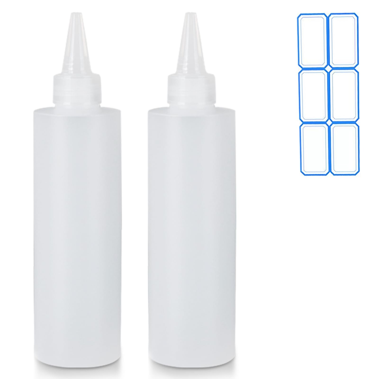 2 Pack 10 Oz (300ml) Condiment Squeeze Bottles, Leak Proof Refillable Condiment gallery