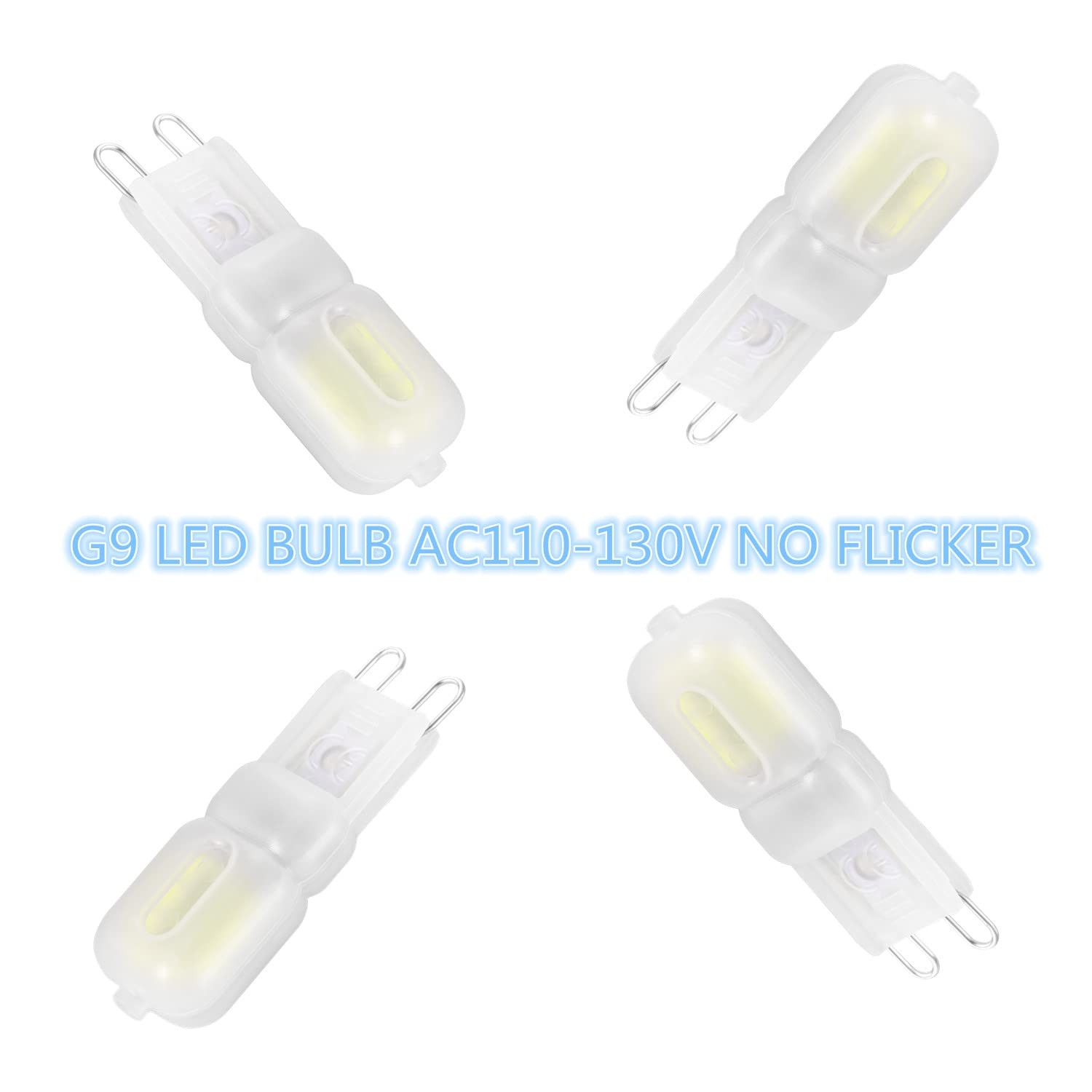 Sriomny 10 Pack G9 LED Bulb 2W Equivalent to 20W Halogen lamp T4 6000K Cool W... gallery