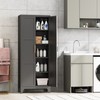 71"H Kitchen Pantry Storage Cabinet w/2 Door Storage Shelves Garage Tool Cabinet gallery