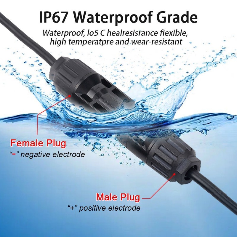 6ft/2m Solar Panel Extension Charging Cable XT60i Female to Solar Connector Wire gallery