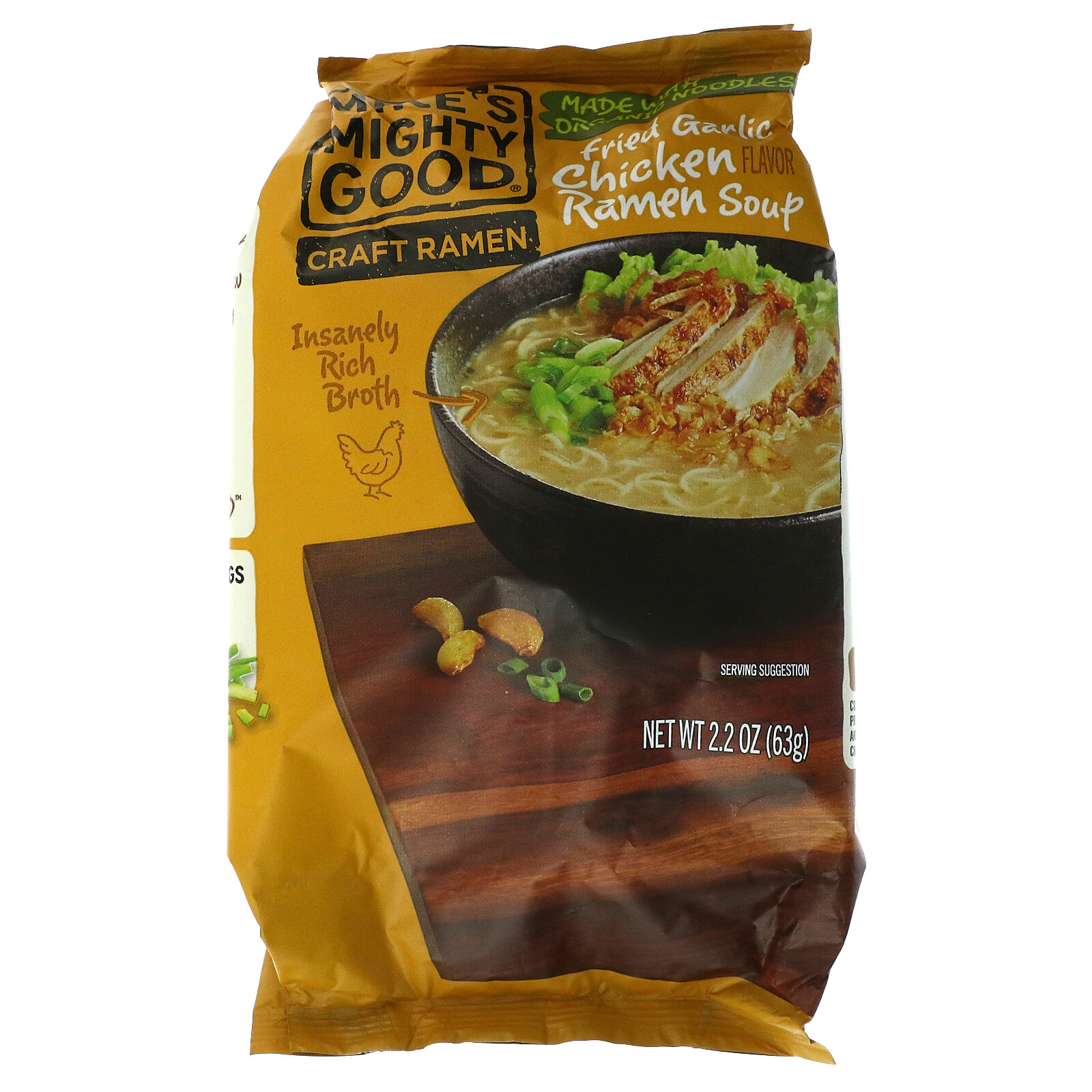 Craft Ramen, Fried Garlic Chicken Ramen Soup, 2.2 oz (63 g) gallery