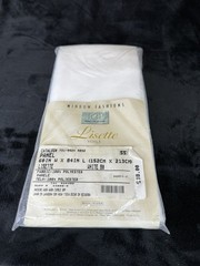 NIP Window Panel JC Penney Lisette Voile Sheers 60″ W x 84″ L White Curtain