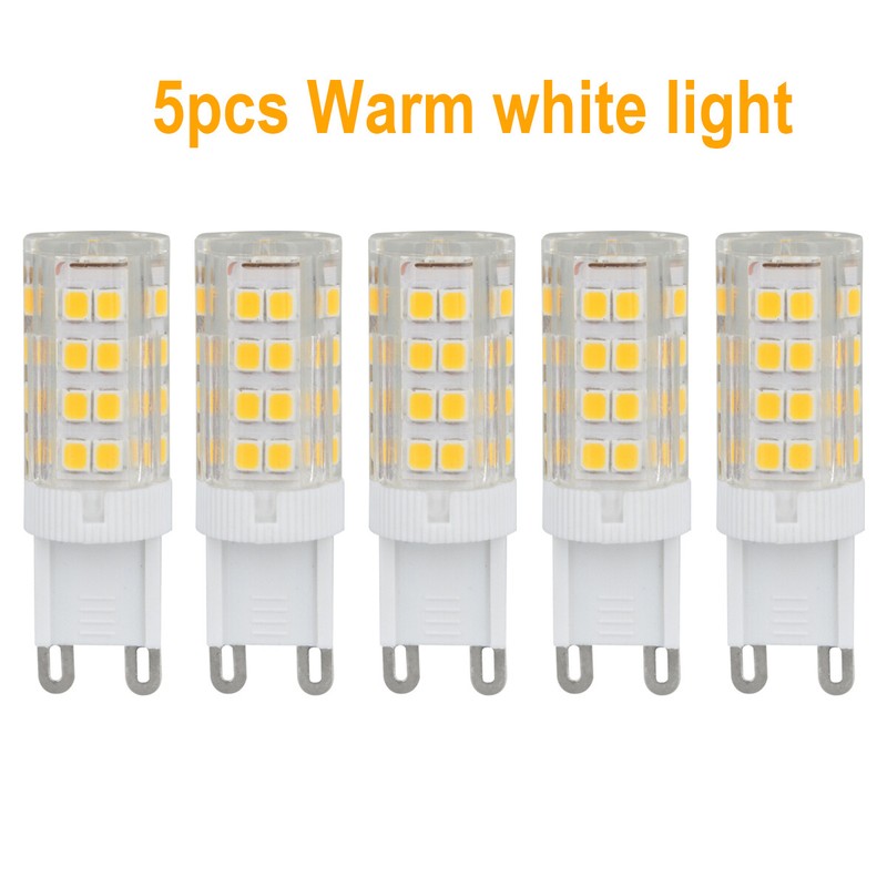 10Pcs G9 7W Dimmable LED Corn Bulb Lamp 6000K 2835 51-SMD Daylight Home Light US gallery