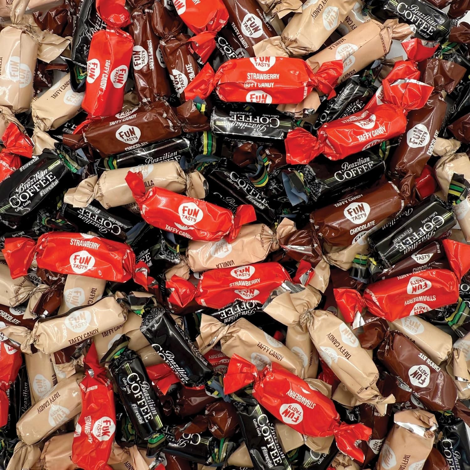 Taffy Candy Mix - 2 Pound Bag (150 Count) -Assorted Candy Variety Pack gallery