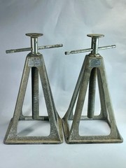 Pair Aluminum RV Stabilizer Stack Jacks | Adjustable 11″–17″ | 6000 lb Capacity