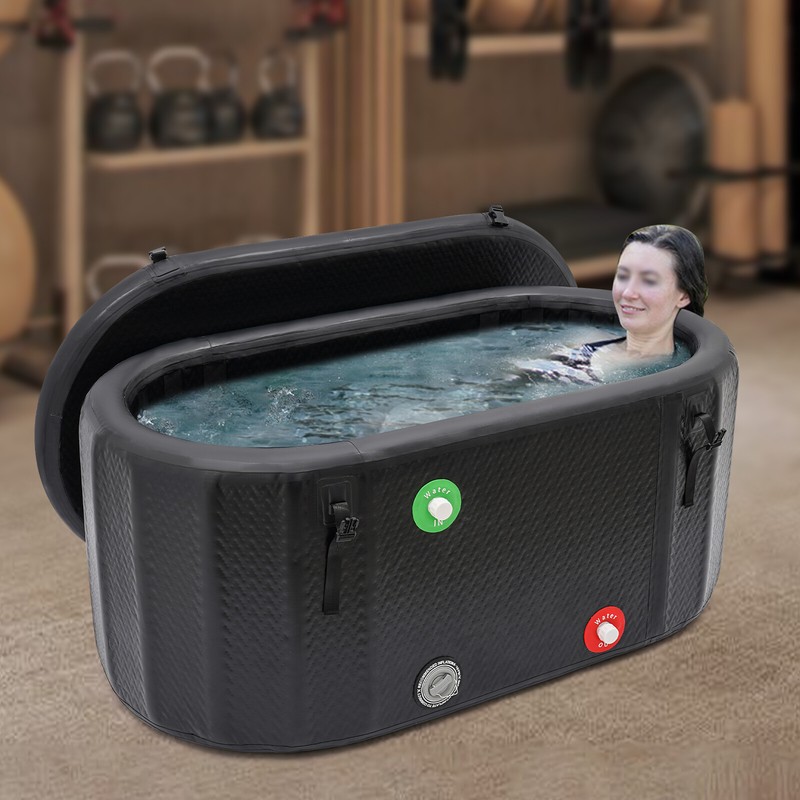 Ice Bath Cold Therapy Plunge Inflatable Ice Bath Tub for Sports Recovery Therapy gallery