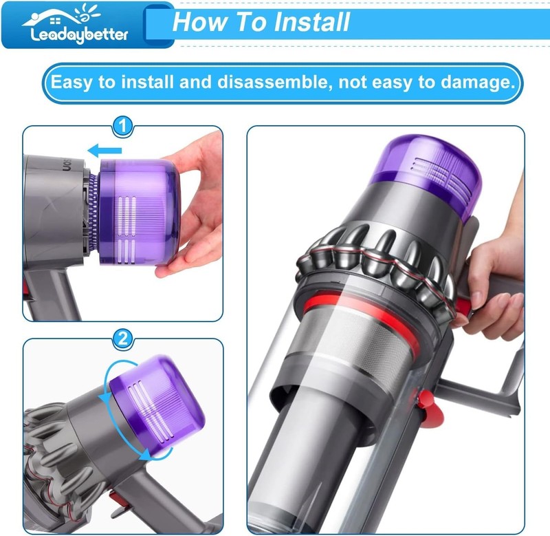 Leadaybetter Filter Replacement for Dyson V11 SV14 SV15 SV17 SV28 Animal Ext... gallery