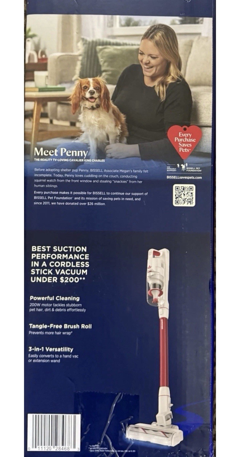 BISSELL PowerClean Cordless Stick Vacuum 200W Up to 40 min HEPA, Wall Mount gallery