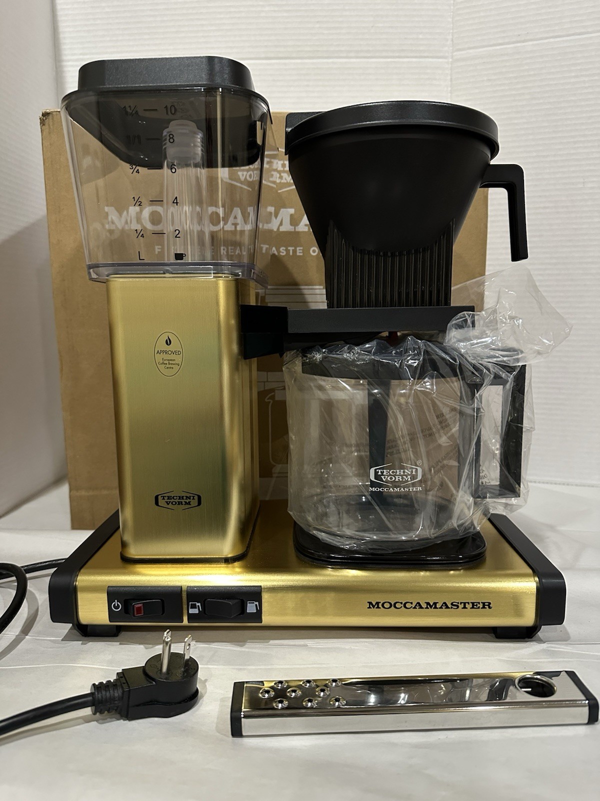 Technivorm MOCCAMASTER KBGV Coffee Maker Machine Brushed gold gallery