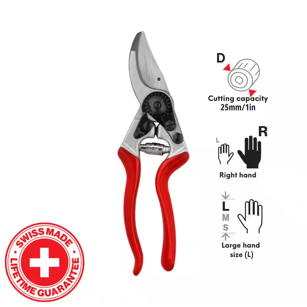 F8 8.3 In. Large Right Hand Pruner with 1 In. Cut Capacity, High Performance, Er gallery