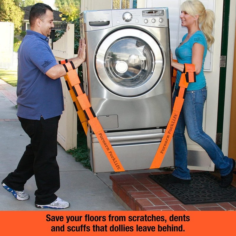 800 lbs Capacity Ergonomic Moving Straps - Safe for Heavy Furniture & Appliances gallery