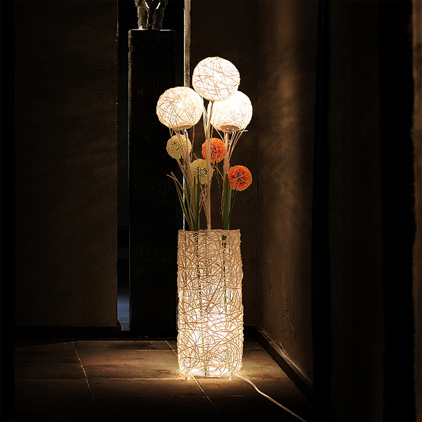 3Color Change Modern Corner Floor Lamp Decor Lighting Living Room Family Bedroom gallery